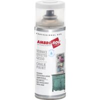 Smalto Decorativo Effetto Gesso Spray AMBRO-SOL Vernice Pittura Vintage da 400ml – col. VERDE SALVIA