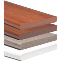 Mensola in Truciolato Finitura in melaminico effetto legno – 60x20x1,8 cm – BIANCA