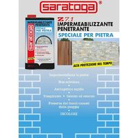 Impermeabilizzante per Pietra SARATOGA Penetrante per muri comignoli pilastri 1L