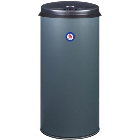 Rossignol – Poubelle automatique 45L – Système d'ouverture infrarouge silencieux – Corps en acier poudré anti-UV – Dimensions 31x68cm