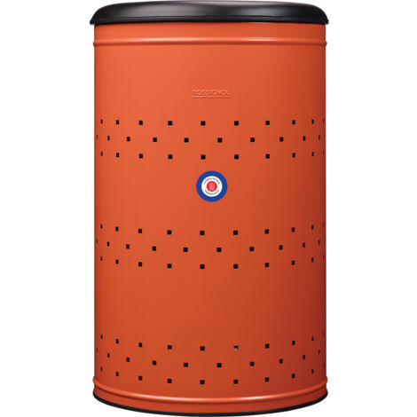 Rossignol – Panier à linge 65L en métal et polyuréthane – Corps perforé pour aération – Fabrication française – Dimensions 38,5x62cm