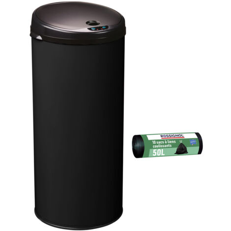 Poubelle de cuisine automatique 45L et 10 sacs poubelle 50L - SENSITIVE ROSSIGNOL