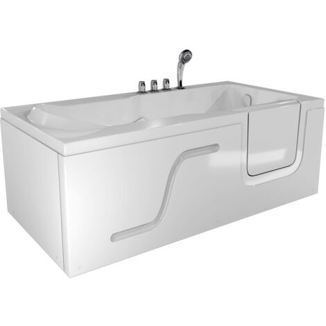 Seniorenwanne mit Tür S17-TH-L 150x75cm (1/5)