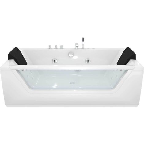 Whirlpool mit Reinigungsfunktion Pool Badewanne Wanne AcquaVapore W83-B 180x90 ohne +0.-€ (1/5)