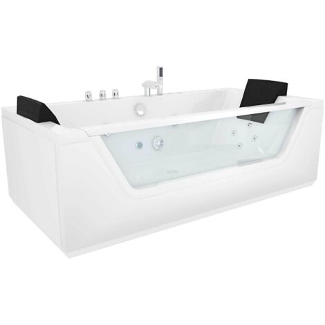 Whirlpool mit Reinigungsfunktion Pool Badewanne Wanne AcquaVapore W83-TH-C 180x90 ohne +0.-€ (1/5)