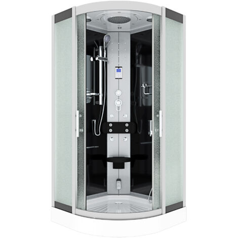 Dampfdusche Duschtempel Sauna Dusche Duschkabine D46-03M2 80x80 cm ohne 2K Scheiben Versiegelung (1/5)