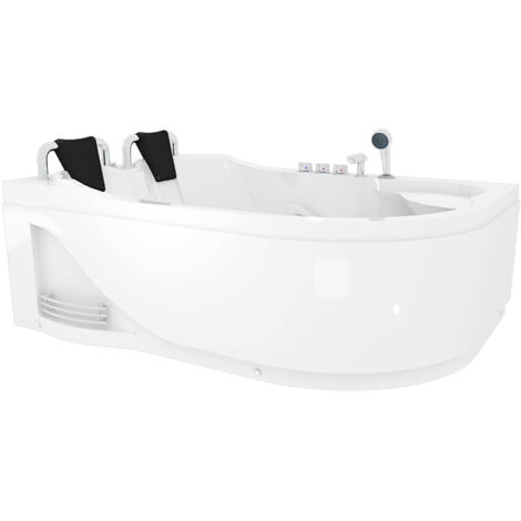 Whirlpool Topausstattung Pool Badewanne Eckwanne Wanne W23H-TH-R 120x182cm
