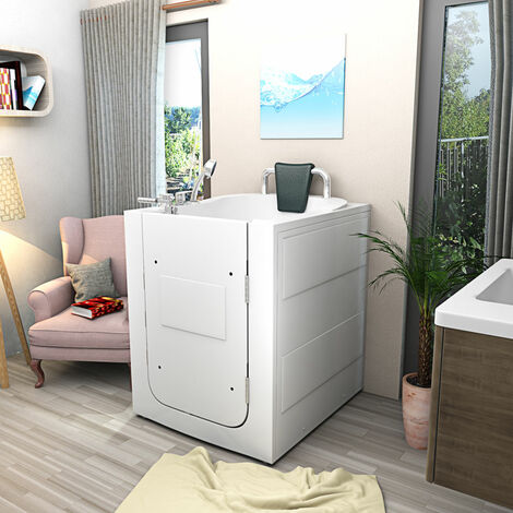 Senioren Wanne Sitzbadewanne Sitzwanne Badewanne mit Tür Pool S10-TH (1/5)