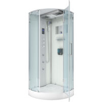 AcquaVapore D37-10R3 Dusche Dampfdusche Duschtempel Duschkabine -Th. 90x90 OHNE 2K Scheiben Versiegelung