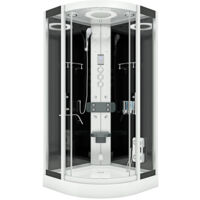 Dampfdusche Duschkabine Sauna Dusche D58-23T3 100x100 cm ohne 2K Scheiben Versiegelung