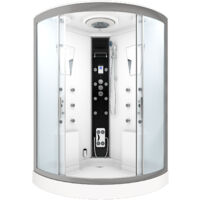 Dusche Duschkabine D26-TH-EA Duschtempel Sauna 130x130 cm OHNE 2K Scheiben Versiegelung