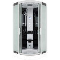 Duschkabine Komplettdusche Fertigdusche Dusche D46-13M0-EC 90x90 cm mit 2K Scheiben Versiegelung