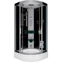 Duschkabine Komplettdusche Fertigdusche Dusche D46-53T1-EC 90x90 cm mit 2K Scheiben Versiegelung