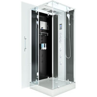Duschkabine Komplettdusche Fertigdusche Dusche D38-23L0 100x100 cm ohne 2K Scheiben Versiegelung