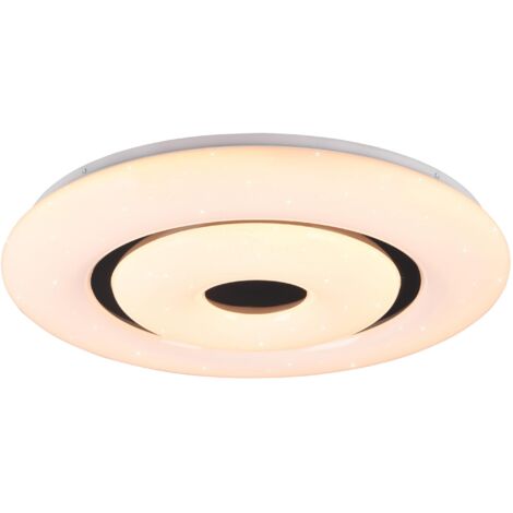 Reality - Lámpara de techo LED Trail R64492131, metal blanco mate, con LED de 20 vatios