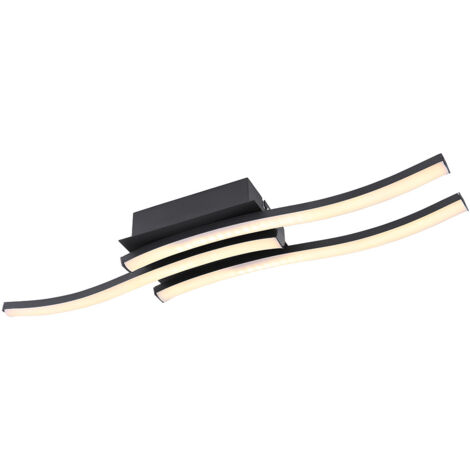 Globo - plafón - Kasimir - negro - metal - LED - 67137-18B (1/5)