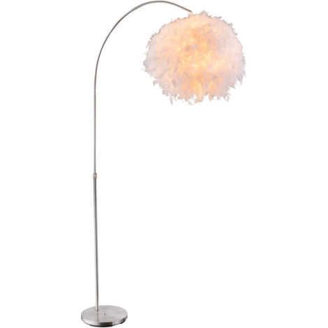 Globo - lámpara de pie - Katunga - blanco - plástico metal -
