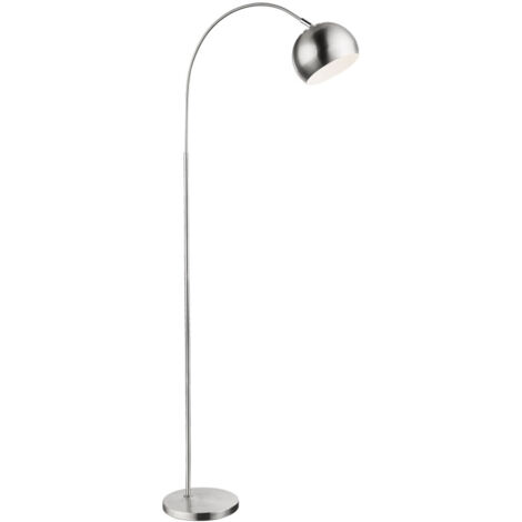 Globo - lámpara de pie - Benno - cromo - metal - lámpara de arco