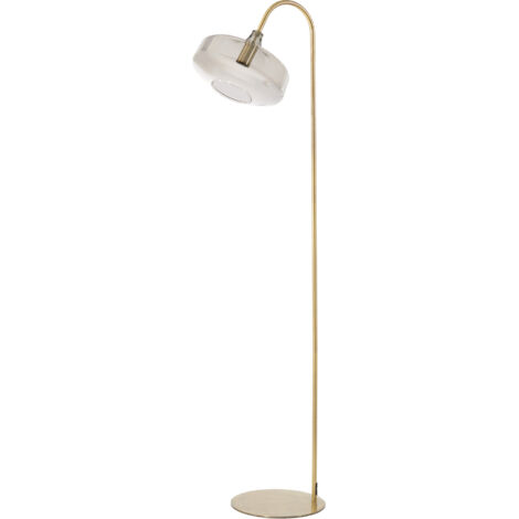 Light & Living - lámpara de pie - Solna - bronce - vidrio metal -