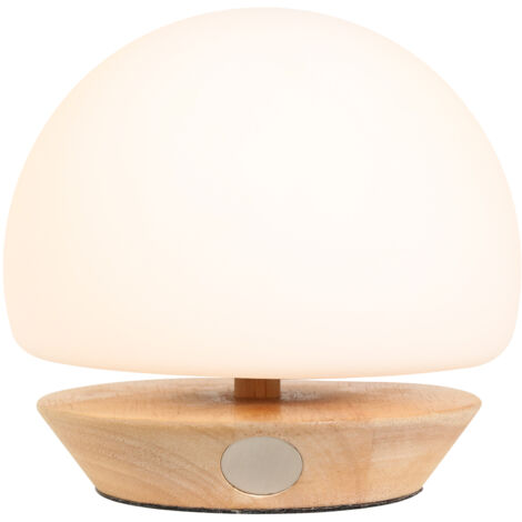 Steinhauer - lámpara de mesa - Ancilla - natural - vidrio madera (1/5)