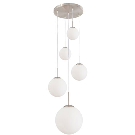 Steinhauer - lámpara colgante - Bollique - acero - vidrio metal - (1/5)