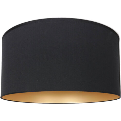 Steinhauer - pantalla de lámpara - Shade - negro - lino - Ø 30cm