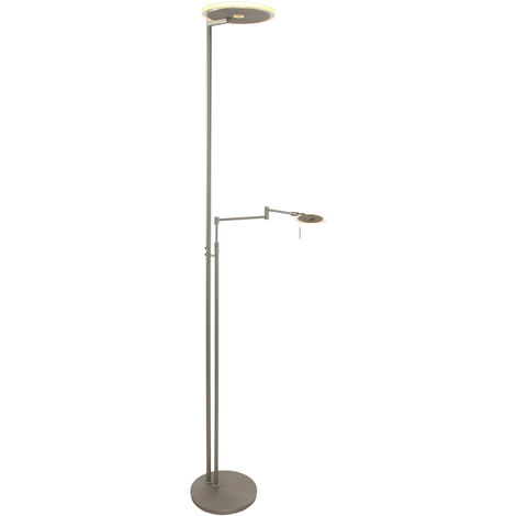 Steinhauer - lámpara de pie - Turound - acero - vidrio metal - (1/5)