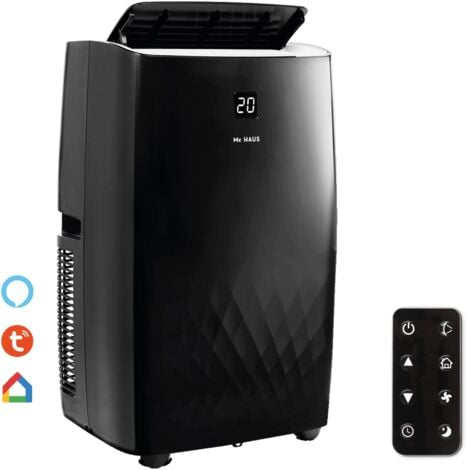 ARTIC-30 - Tragbare Klimaanlage, SILENTBLOCKS System, wifi connection APP, 12000 BTU/h mobile Kühlbox, 3026 Kühlstellen, 3,5kW, Klasse A, 3 in 1: Kühlbox, Ventilator und Entfeuchter, Fernbedienung, Rä