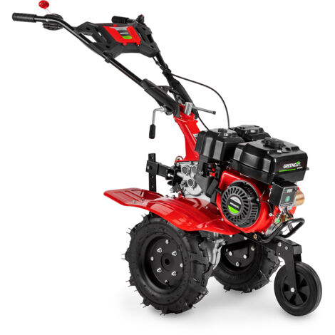 DEDRA Motorhacke 2,7 KW - 60 Cm Arbeitsbreite, 3000 U/min, 4-Takt Motor Für Leichte Gartenarbeit