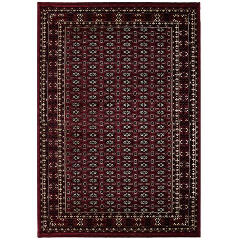 Tapis Salon Chambre Oriental Marocain Classique AGADIR (Rouge - 240x340cm) (1/5)
