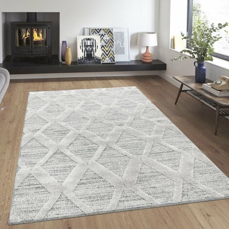 Tapis en relief Berbère MUDA Crème (60x110cm)