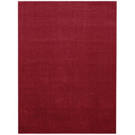 Tapis uni de Salon Chambre Relax Sobre et Epuré (Rouge - 200x290cm) (1/5)