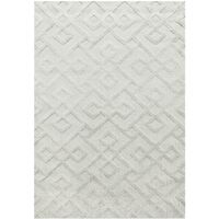Tapis berbère en relief crème 240x340cm – 100% polypropylène – Hauteur 10mm bouclés, 20mm poils longs – Densité 2150gr/m2 – Pisa