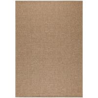 Tapis de salon aspect jute Naturelle Beige 80x150cm