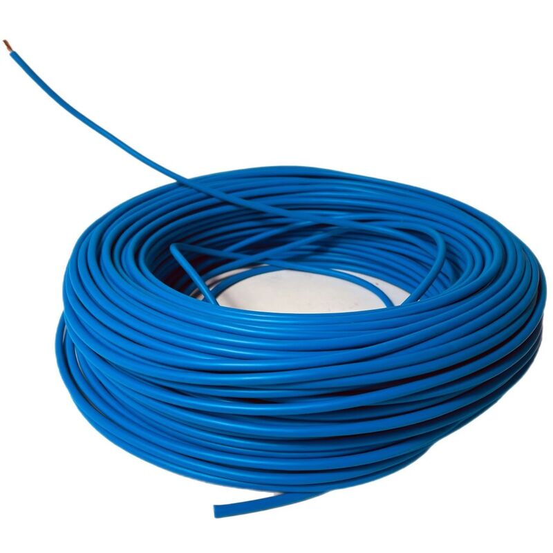 20m Batteriekabel Stromkabel 16 mm² H07V-K Aderleitung Kabel PVC blau