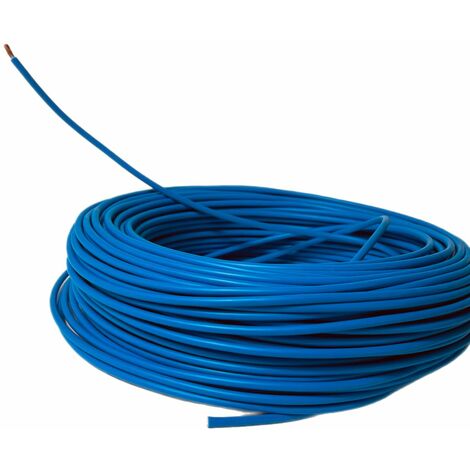 20m Batteriekabel Stromkabel 10 mm² H07V-K Aderleitung Kabel PVC blau