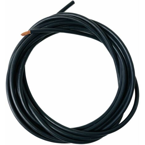 4m Batteriekabel Aderleitung 10 mm² H07V-K Stromkabel Kabel schwarz