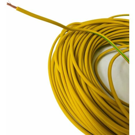 15m Batteriekabel Stromkabel 16 mm² H07V-K Aderleitung Kabel gelb-grün