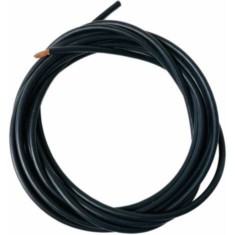 5m Batteriekabel Aderleitung 6 mm² H07V-K Stromkabel Kabel schwarz