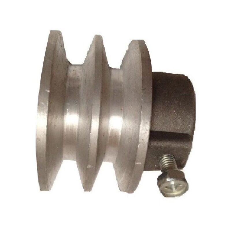 POLEA ALUMINIO 2 CANALES 19 mm