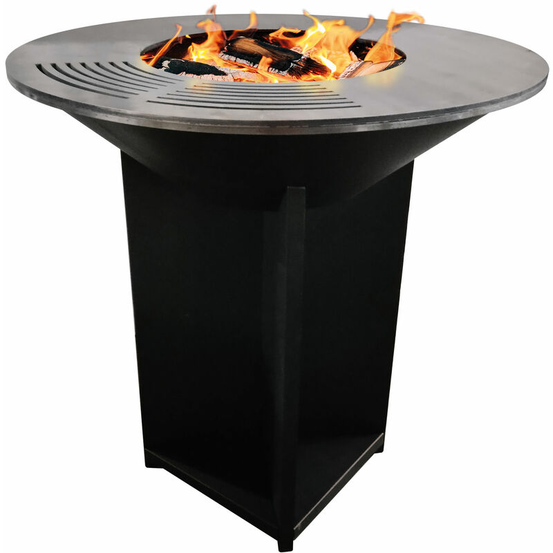 Barbecue con piastra in acciaio da 100 cm PURLINE EFP56B