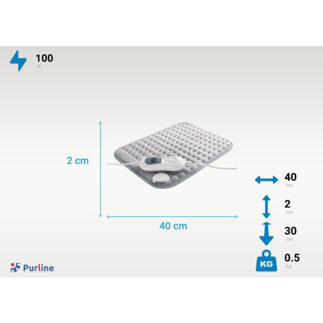 Cuscinetto riscaldante elettrico 100W grigio 30x40 PURLINE WARMER PAD