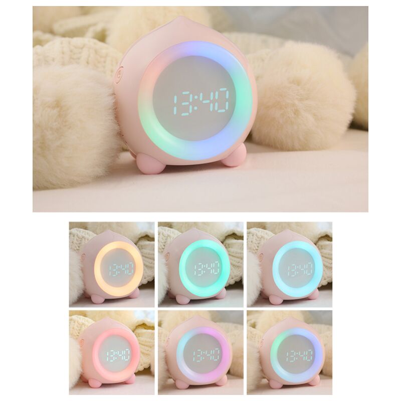 Angeln Smart Wecker Kreative Multifunktionale App Bluetooth Lautsprecher  Mini Digitaluhr Schlaf Nacht Nachtlicht Rosa