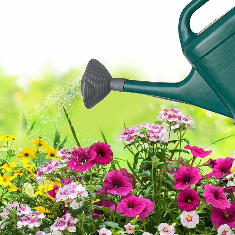 2 × Rosenkopf-Gartengießkanne, T-Audace Ersatz-Gießkanne aus Kunststoff,  Sprinklerdüse für Garten, Gießkanne für Wasserflaschen,  Haushaltsbewässerungswerkzeug für Topfpflanzen