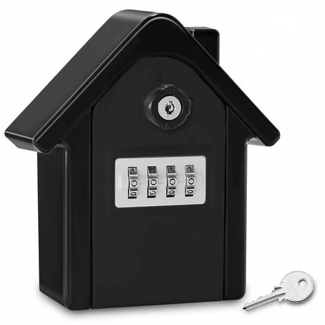 Außen Keysafe Schlüssel Lock Box 4er Zahlenschloss Schlüsselkasten Garage Tresor 