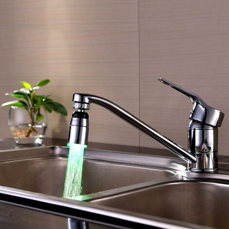 24mm Wasserhahn Düse Sprayer Auslauf Küche Wasser Sparen Schwenker Verlängerung 