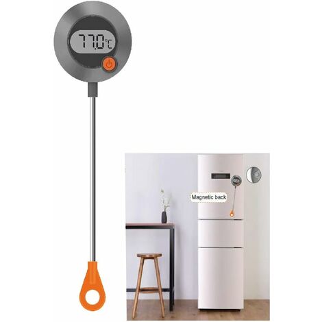 Küchenthermometer, Kochthermometer, Fleischthermometer, Gebäck,  Flüssigkeit, Öl, Milch, BBQ mit langer Sonde
