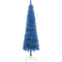 Schlanker Weihnachtsbaum Blau 240 cm
