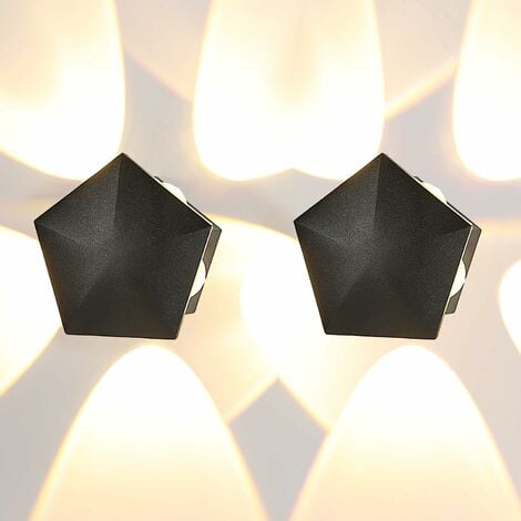 BRILLIANT Lampe, Getta Außenwandleuchte schwarz, Metall/Kunststoff, 1x A60,  E27, 40W,Normallampen (nicht enthalten)