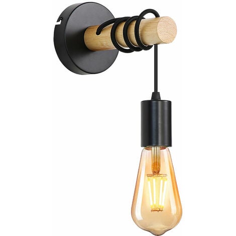 Wandleuchte Retrostil Vintage Eisen Industrial Design E27 Modern Lampe Leuchte 